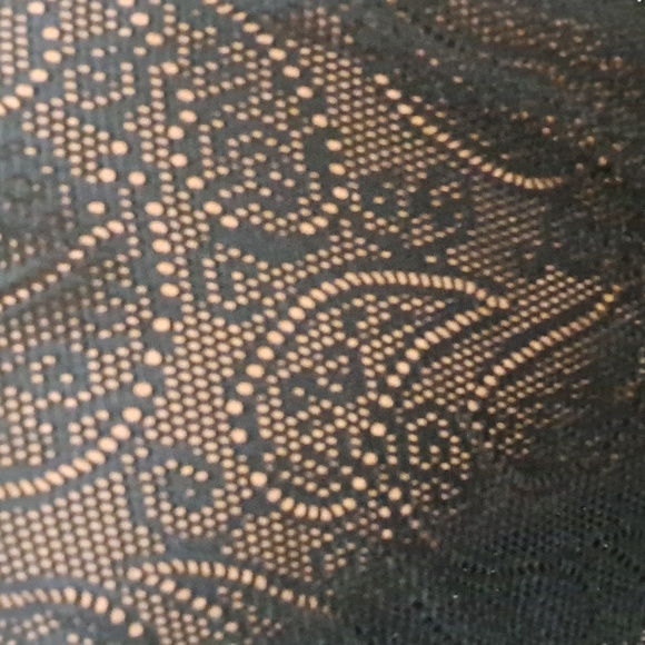 B31 Catalina Elegant Black Lace Kimono Duster Size 1X Swim Cover Up Tie Front - Picture 6 of 9